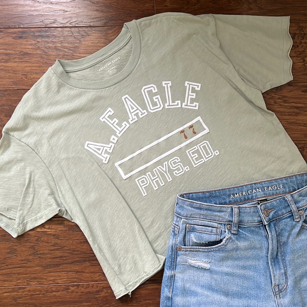 American Eagle Outfitters Cropped Tee